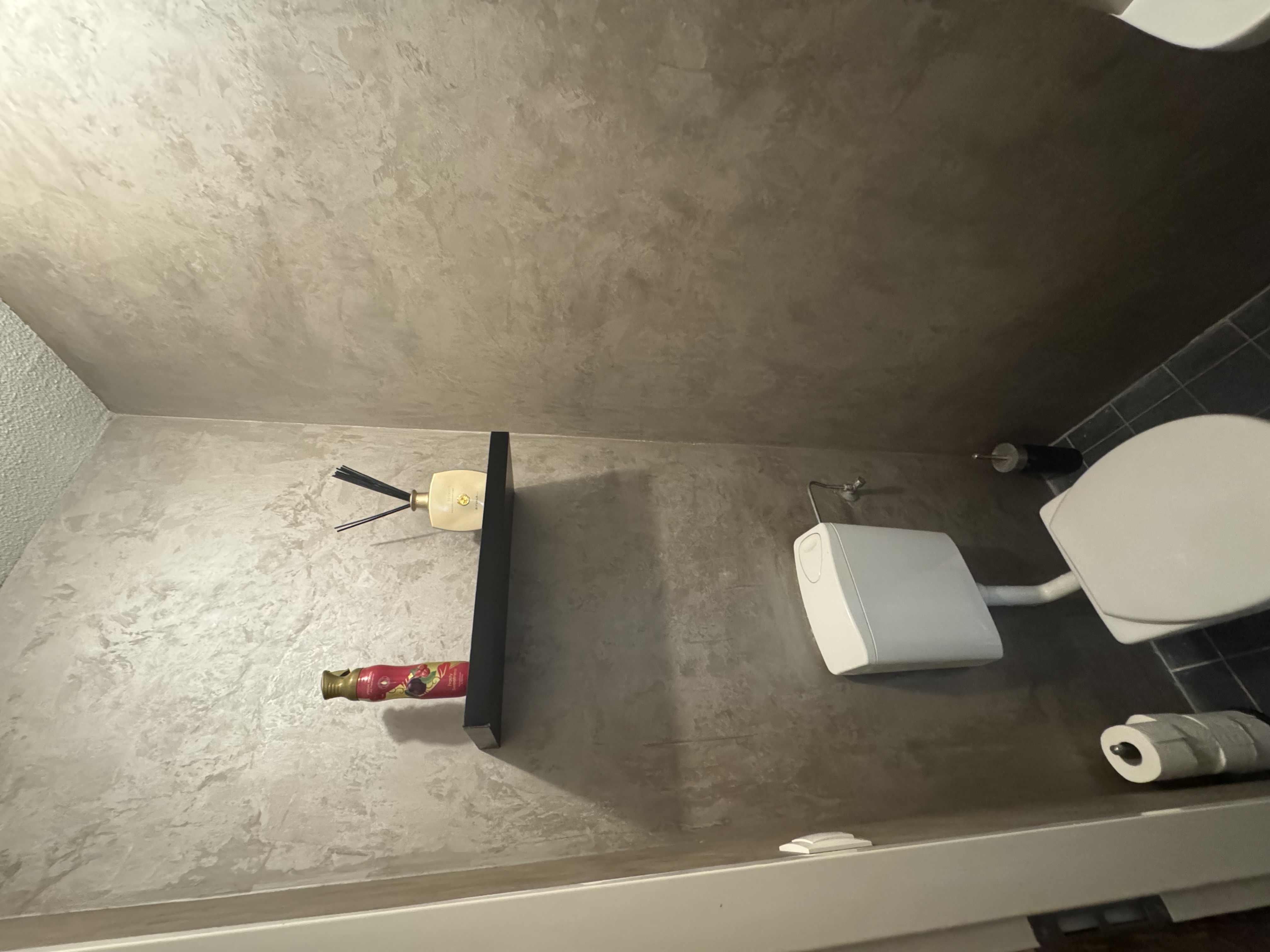 Luxe wandafwerking san marco - toilet scheveningen