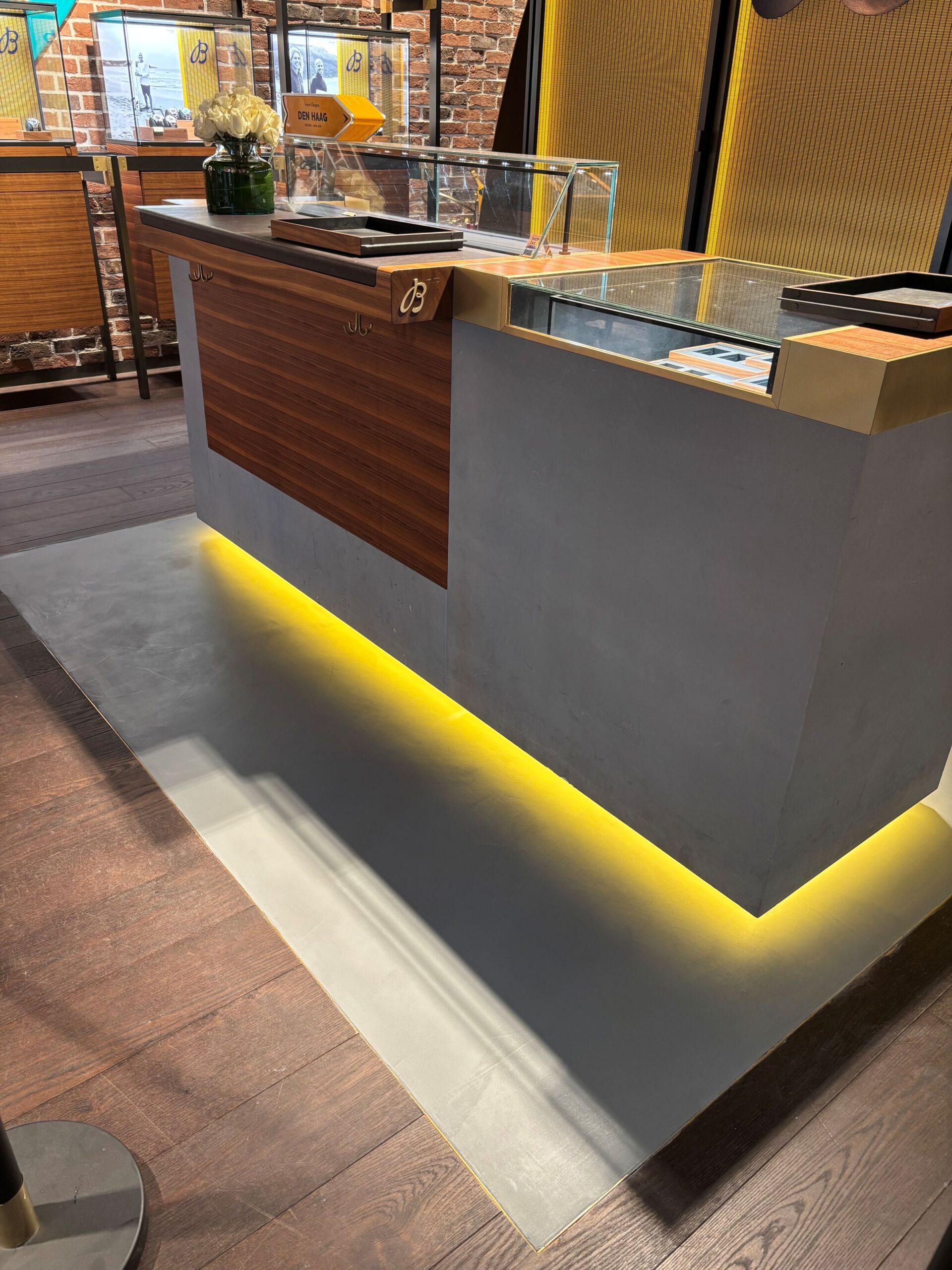 Beton ciré vloer high-end afwerking Den Haag